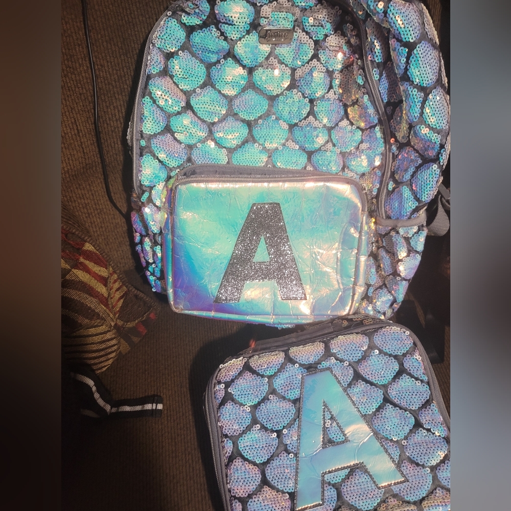 justice Backpack with lunch bag